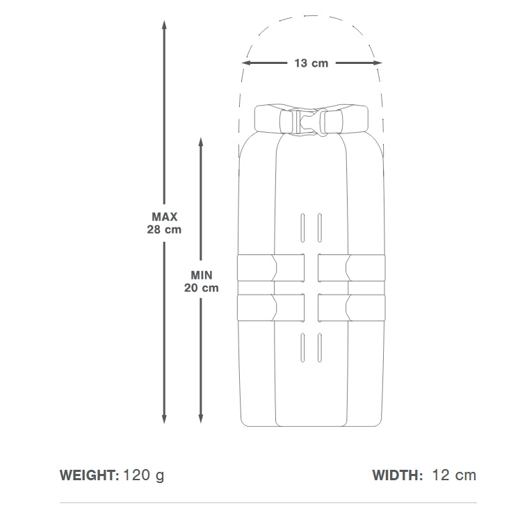 APIDURA EXPEDITION CARGO CAGE PACK 3 L Borsa portaforche Nero