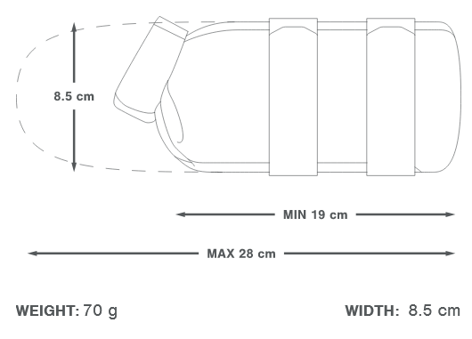 APIDURA EXPIDITION CARGO CAGE PACK 1,3 L Borsa per forchette Nero