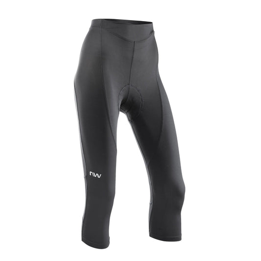 NORTWAVE ACTIVE - Pantaloncini 3/4 da donna Nero