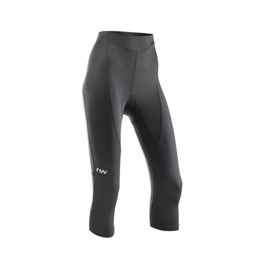 NORTWAVE ACTIVE - Pantaloncini 3/4 da donna Nero