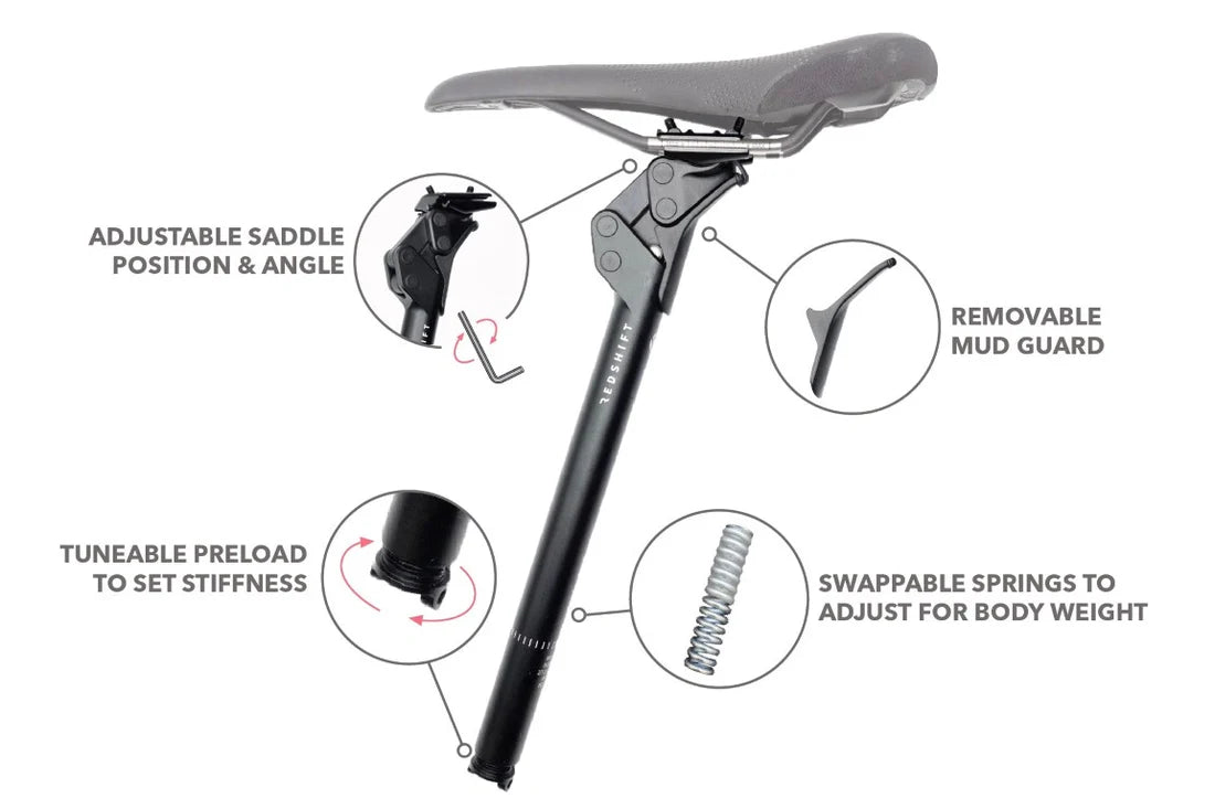Ammortizzatore da sella REDSHIFT ShockStop City