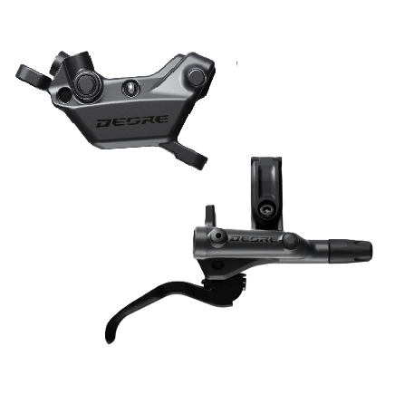 Freno Posteriore SHIMANO Deore M6220 4 pistoni Pastiglie Resina (Tubo 1700 mm)