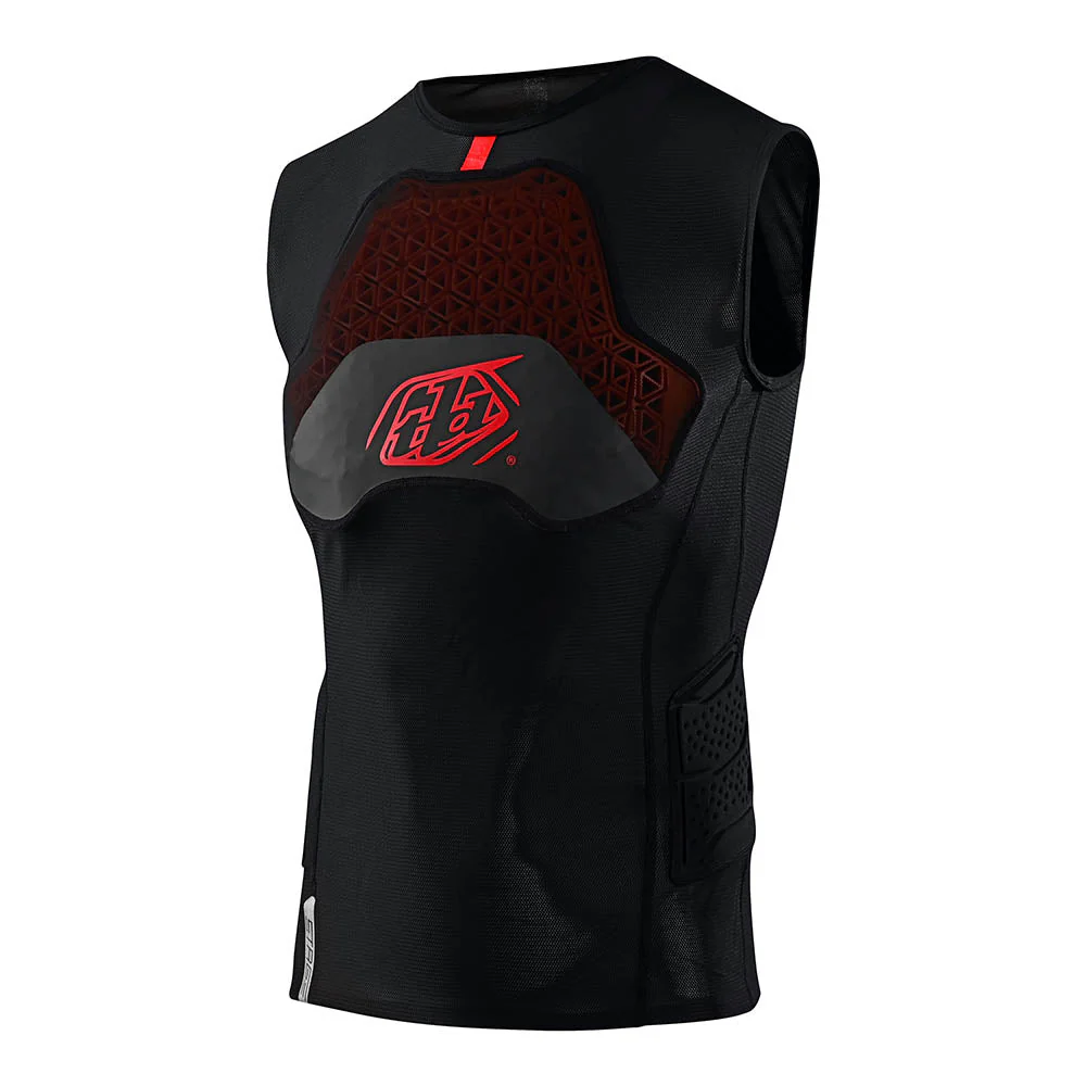 TROY LEE DESIGNS STAGE GHOST D30 Maglietta protettiva senza maniche nera