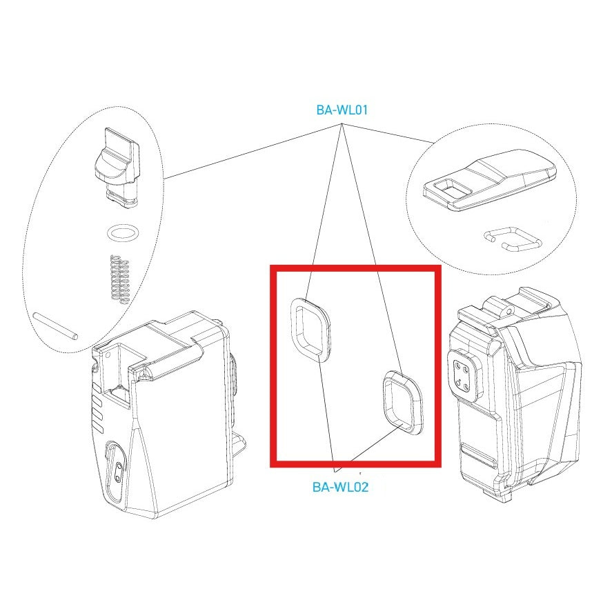CAMPAGNOLO GUARNIZIONI BATTERIA per deragliatori WRL