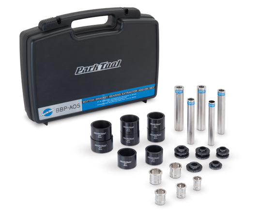 Park Tool BBP-AOS, kit di estrazione dei cuscinetti press-fit con valigetta