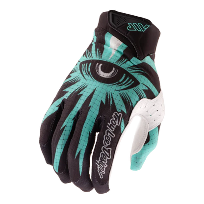 Guanti TROY LEE DESIGNS AIR CYCLOPS Carbon/Real Teal