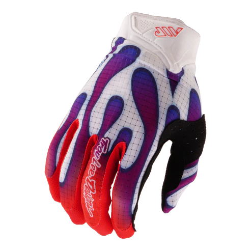 TROY LEE DESIGNS Guanti AIR OVERSPRAY Bianco/viola