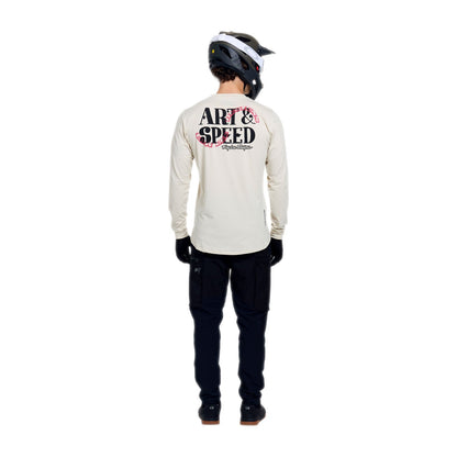 Maglia TROY LEE DESIGNS RUCKUS RIDE ART ET SPEED Maniche Lunghe Pumice