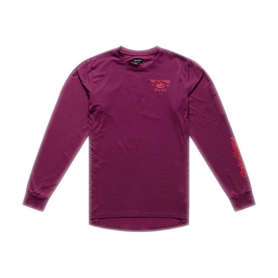 TROY LEE DESIGNS RUCKUS RIDE LOCKDOWN Maglia a maniche lunghe Sangria