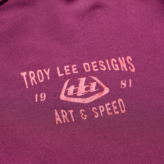 TROY LEE DESIGNS RUCKUS RIDE LOCKDOWN Maglia a maniche lunghe Sangria