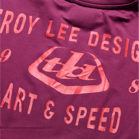 TROY LEE DESIGNS RUCKUS RIDE LOCKDOWN Maglia a maniche lunghe Sangria