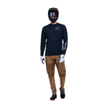 Maillot TROY LEE DESIGNS RUCKUS RIDE PRESSED Maniche Lunghe Carbon