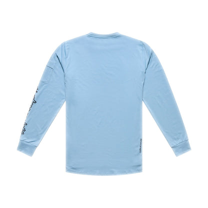 Maglia TROY LEE DESIGNS RUCKUS RIDE WAVES Maniche Lunghe Blu