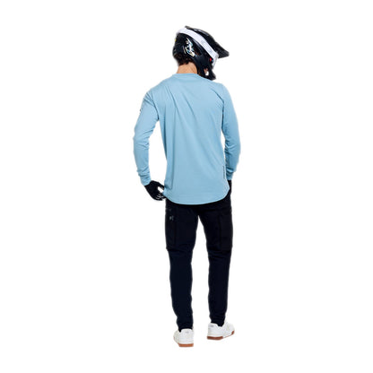 Maglia TROY LEE DESIGNS RUCKUS RIDE WAVES Maniche Lunghe Blu