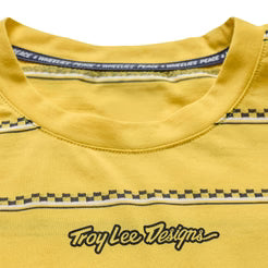 Maglia TROY LEE DESIGNS SKYLINE FAKIE RIDE Maniche Lunghe Gialla