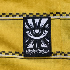 Maglia TROY LEE DESIGNS SKYLINE FAKIE RIDE Maniche Lunghe Gialla