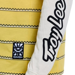 Maglia TROY LEE DESIGNS SKYLINE FAKIE RIDE Maniche Lunghe Gialla