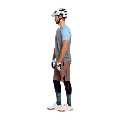 Maglia TROY LEE DESIGNS SKYLINE PRO FANGS ARMY Maniche Corte Kaki