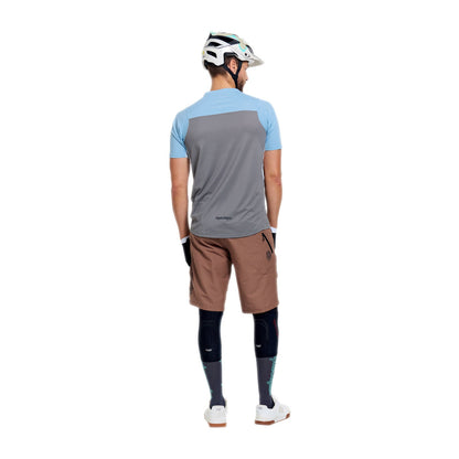 Maglia TROY LEE DESIGNS SKYLINE PRO FANGS ARMY Maniche Corte Kaki