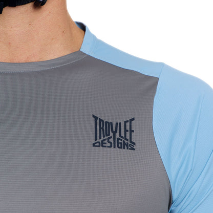 Maglia TROY LEE DESIGNS SKYLINE PRO FANGS ARMY Maniche Corte Kaki