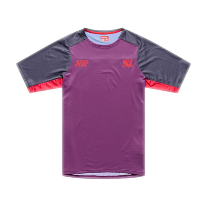 Maglia TROY LEE DESIGNS SKYLINE PRO FANGS ARMY Maniche Corte Sangria