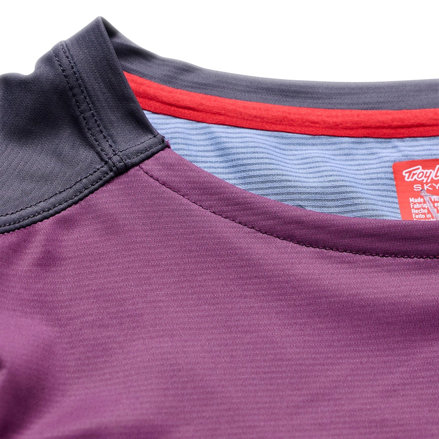 TROY LEE DESIGNS SKYLINE PRO FANGS ARMY Maglia a maniche corte Sangria