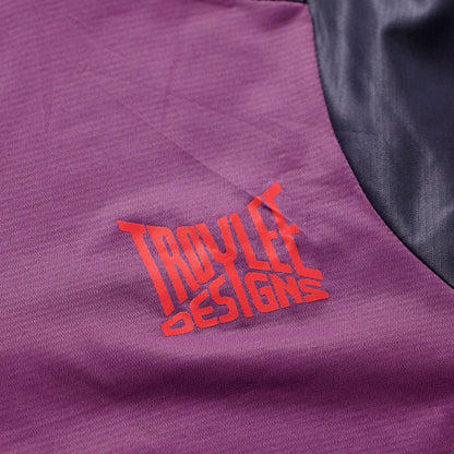 Maglia TROY LEE DESIGNS SKYLINE PRO FANGS ARMY Maniche Corte Sangria