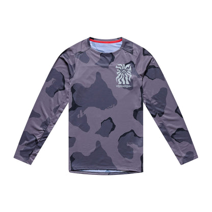 Maglia TROY LEE DESIGNS SKYLINE PRO FLOW CAMO Maniche Lunghe Carbon