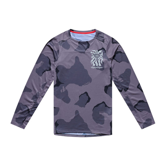 TROY LEE DESIGNS SKYLINE PRO FLOW CAMO Maglia a maniche lunghe Carbonio