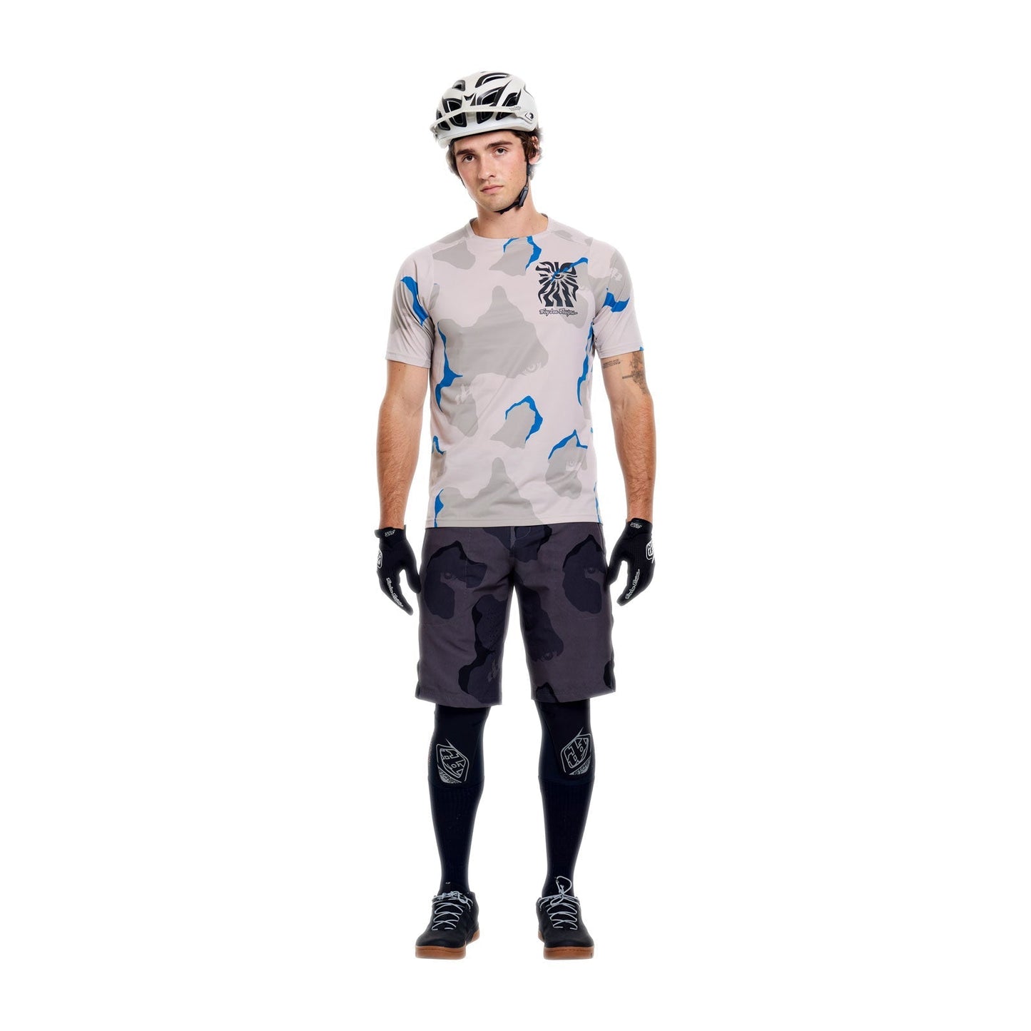 TROY LEE DESIGNS SKYLINE PRO FLOW CAMO Pantaloncini in carbonio con fodera BN3TH