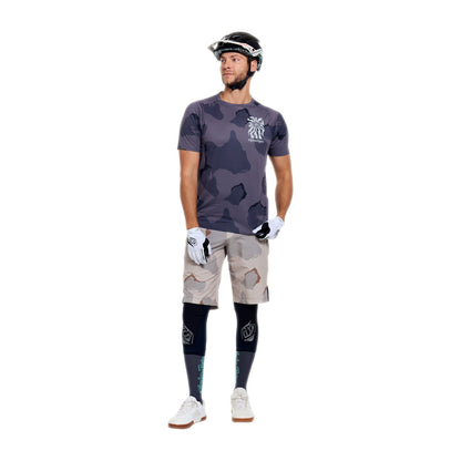 Maglia TROY LEE DESIGNS SKYLINE PRO FLOW CAMO Maniche Corte Carbon