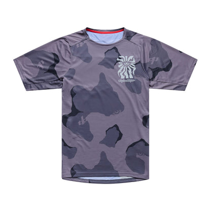 Maglia TROY LEE DESIGNS SKYLINE PRO FLOW CAMO Maniche Corte Carbon