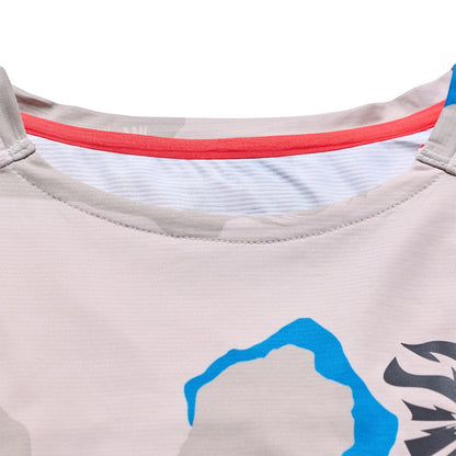 Maillot TROY LEE DESIGNS SKYLINE PRO FLOW CAMO Maniche Lunghe Pumice