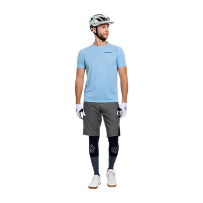 Maglia TROY LEE DESIGNS SKYLINE PRO MONO Maniche Corte Blu