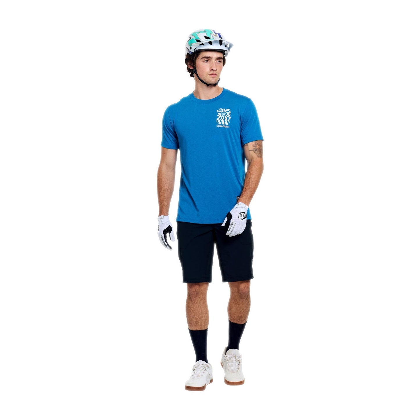 TROY LEE DESIGNS SKYLINE RIDE ONE EYE AERO Maglia a manica corta blu