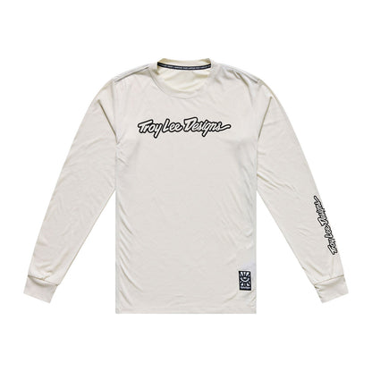 Maglia TROY LEE DESIGNS SKYLINE RIDE SIGNATURE Maniche Lunghe Pumice