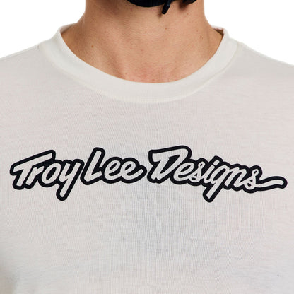 Maglia TROY LEE DESIGNS SKYLINE RIDE SIGNATURE Maniche Corte Pumice