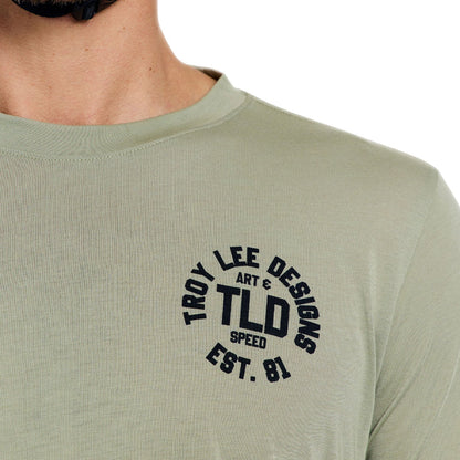 Maillot TROY LEE DESIGNS SKYLINE RIDE STAMPS Maniche Lunghe Sage