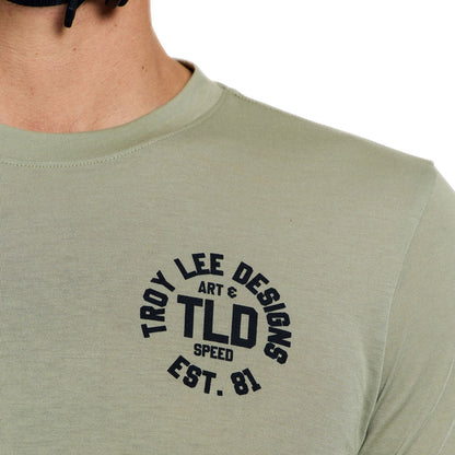 Maglia TROY LEE DESIGNS SKYLINE RIDE STAMPS Maniche Corte Sage