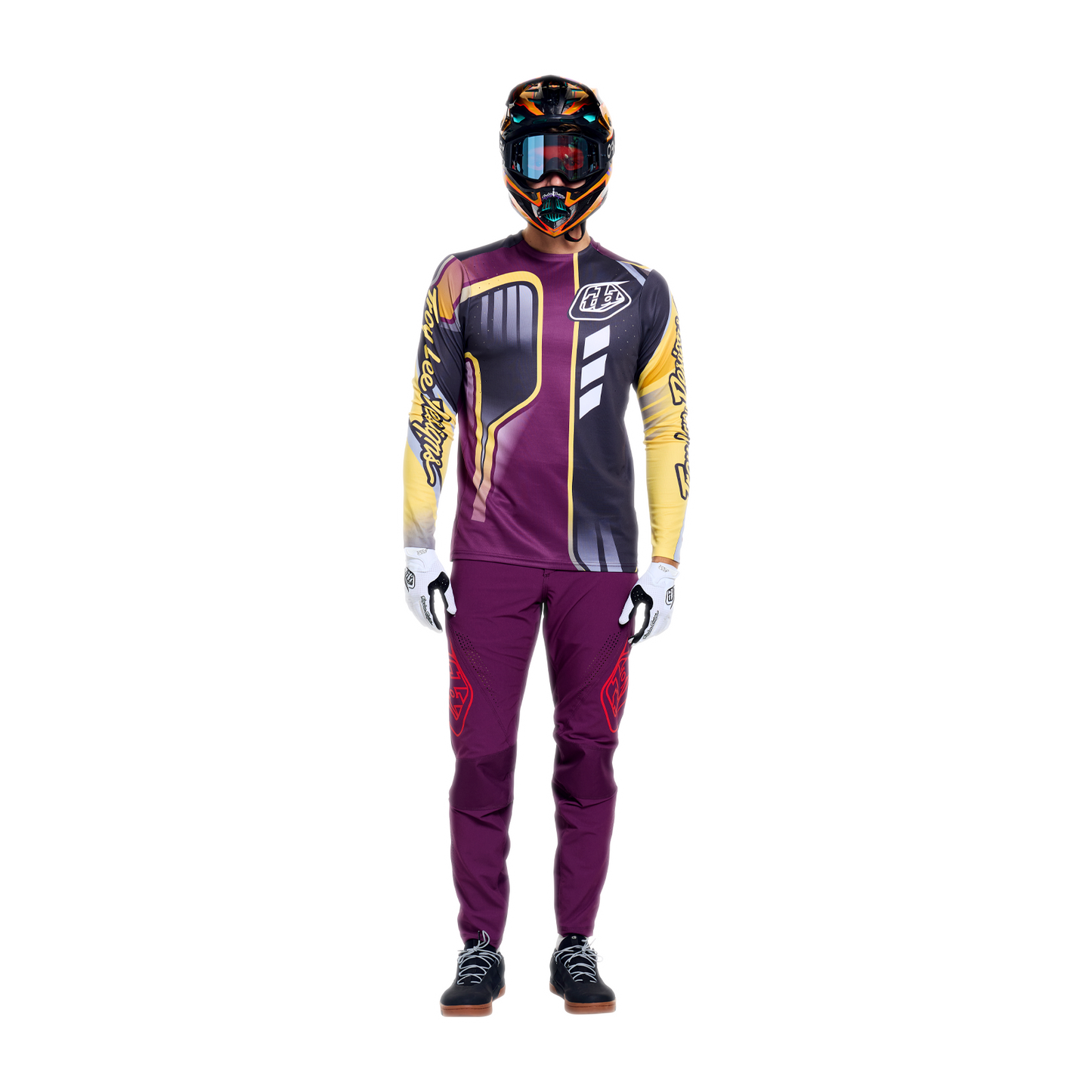 TROY LEE DESIGNS SPRINT PRO LOWRIDER Maglia a maniche lunghe Sangria