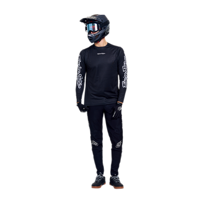 Maglia TROY LEE DESIGNS SPRINT PRO MONO Maniche Lunghe Nera