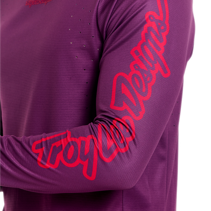 Maglia TROY LEE DESIGNS SPRINT PRO MONO Maniche Lunghe Sangria