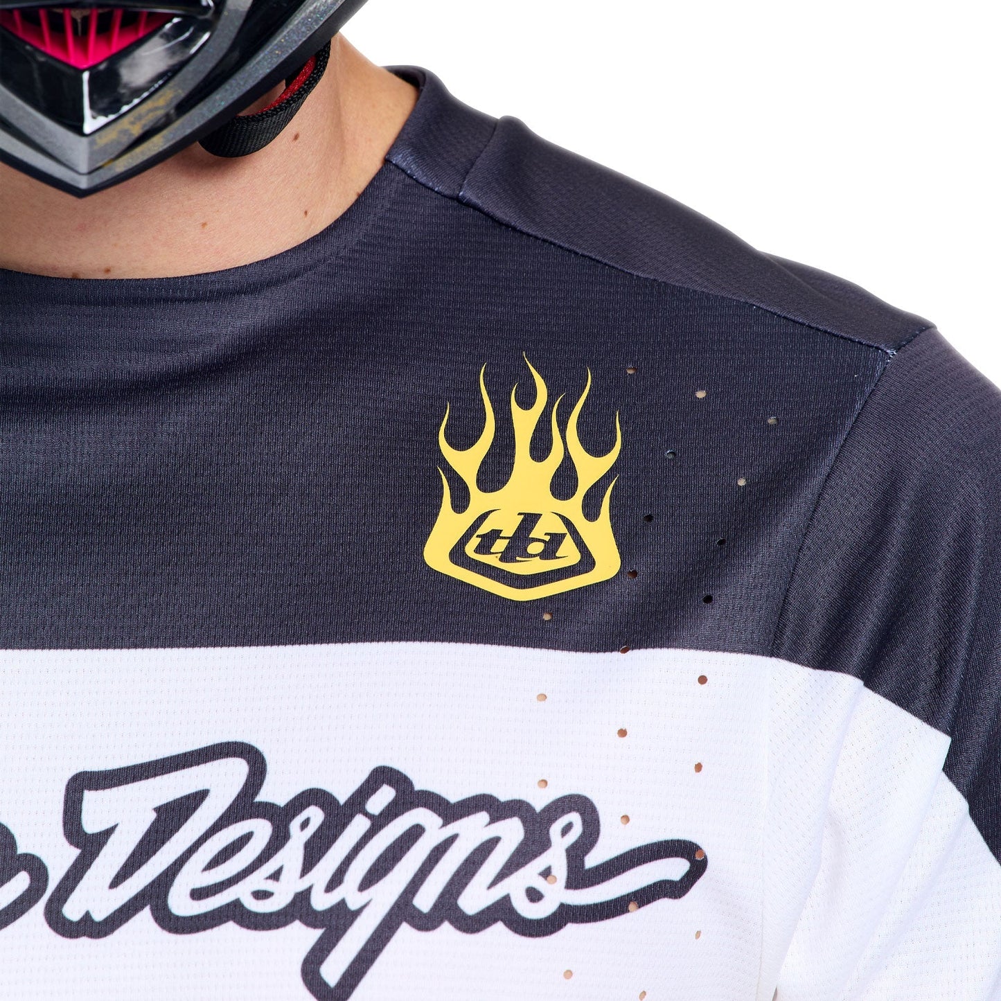 TROY LEE DESIGNS SPRINT PRO YO MOTO Maglia a maniche lunghe nera/gialla