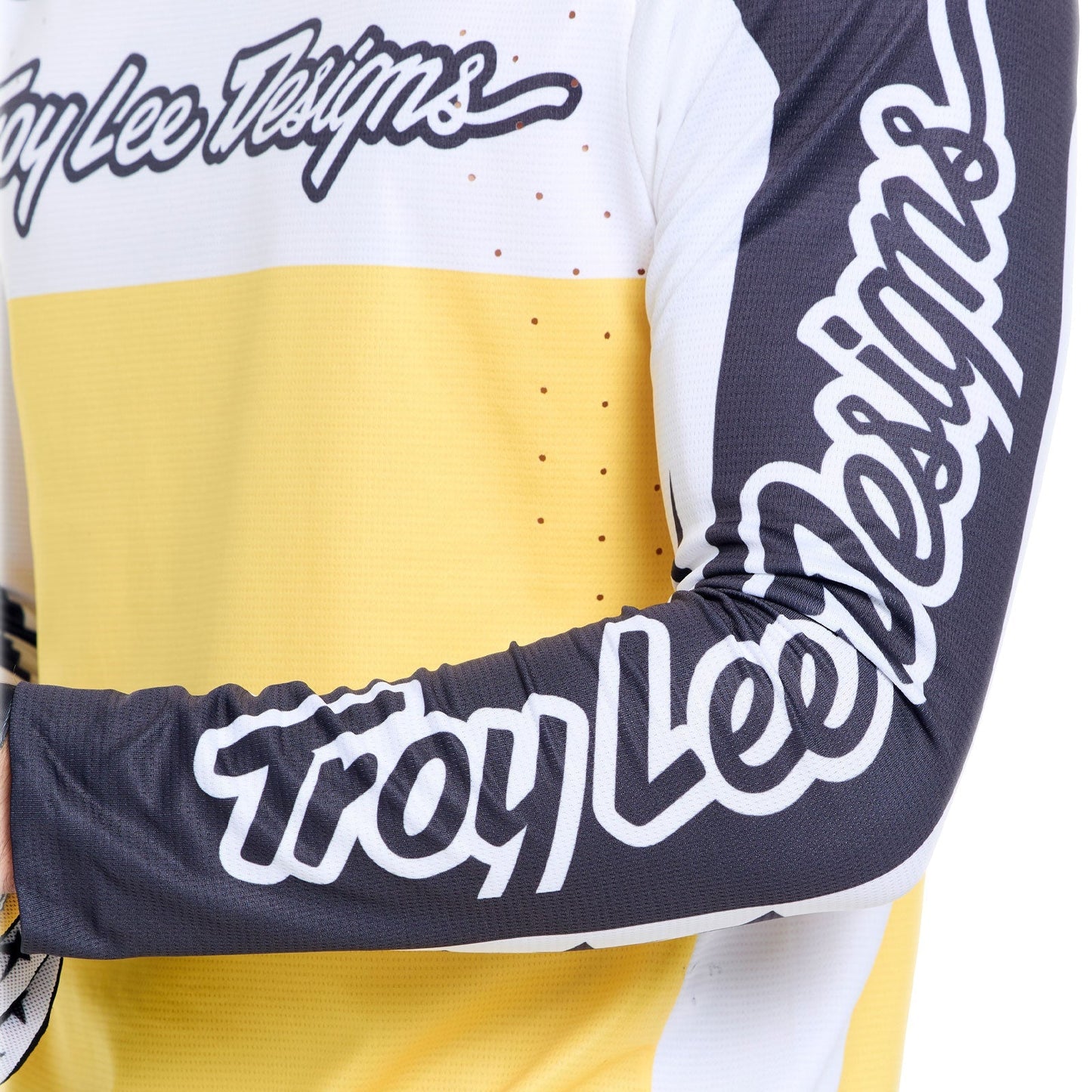 TROY LEE DESIGNS SPRINT PRO YO MOTO Maglia a maniche lunghe nera/gialla