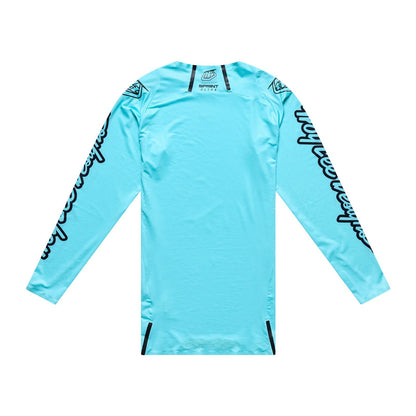 Maglia TROY LEE DESIGNS SPRINT ULTRA MONO Maniche Lunghe Turchese