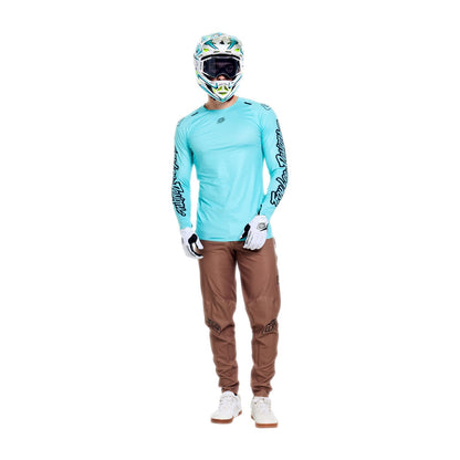 Maglia TROY LEE DESIGNS SPRINT ULTRA MONO Maniche Lunghe Turchese