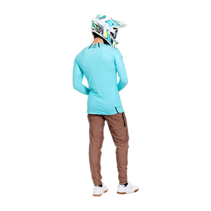 Maglia TROY LEE DESIGNS SPRINT ULTRA MONO Maniche Lunghe Turchese