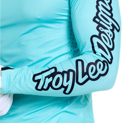 Maglia TROY LEE DESIGNS SPRINT ULTRA MONO Maniche Lunghe Turchese
