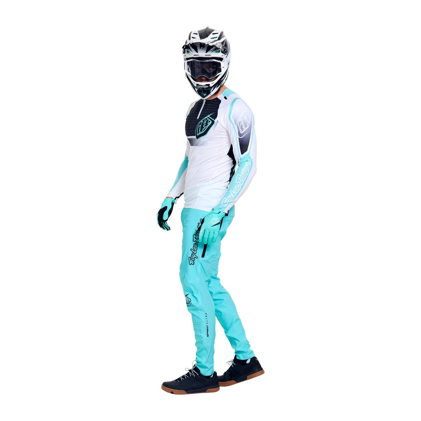 TROY LEE DESIGNS SPRINT ULTRA PROTON Maglia a maniche lunghe bianco/blu