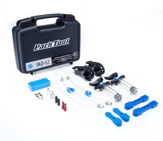 Park Tool BKD-1.2, kit completo di spurgo per freni idraulici con liquido DOT